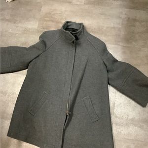 Zara swing style coat with bell sleeve